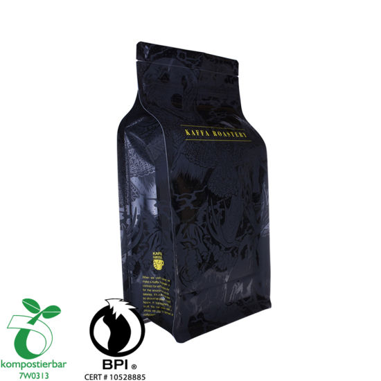 Ziplock Square Bottom Black Plastic Bag Factory From China