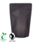 Resealable Ziplock Compostable Coffee Bag Black Wholesale From China