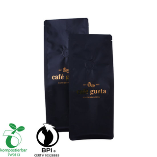 Custom Printed Compostable Plastic Bag One Way Valve Factory China