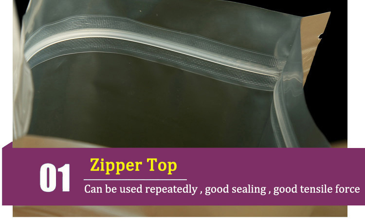 Custom Printing Laminated Stand up Ziplock Biodegradable Plastic Packaging Pouch Bag for Food
