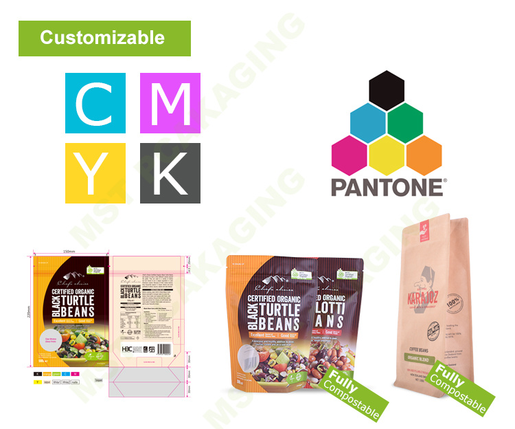 Whey Protein Powder Packaging Biodegradable Aluminium Foil Coffee Manufacturer in China