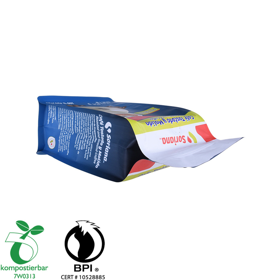 Food Block Block Bottom Coffee Powder Packaging Bag Factory na China