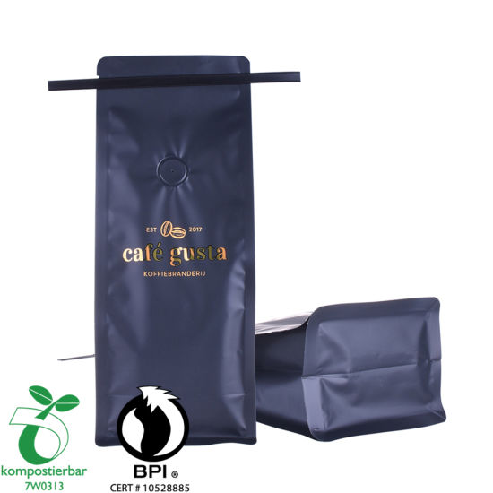 Boîte d'emballage de poudre de protéine de lactosérum Fournisseur de fermeture éclair biodégradable de la Chine