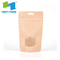Custom Printing Round Bottom Coffee Bean Biodegradable Packaging Bags Stand Up Pouches Dengan Ziplock dan Window