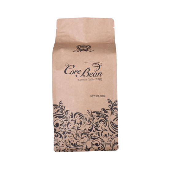 Compostable Packaging PLA Plastic Bags Kraft Paper Biodegradable Coffee Bag