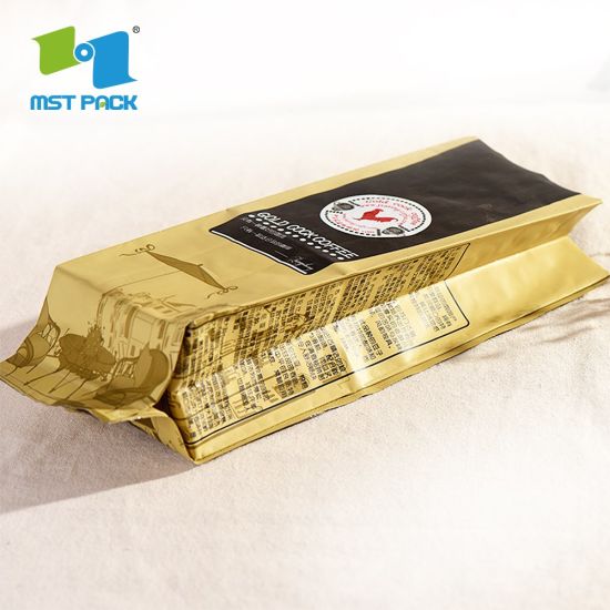 Customized Printing Biodegradable Plastic Coffee Filter Bag with Aluminum Foiled