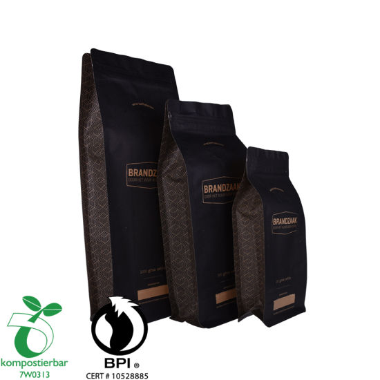Zipper Flat Bottom Compostable Packaging Wholesale in China