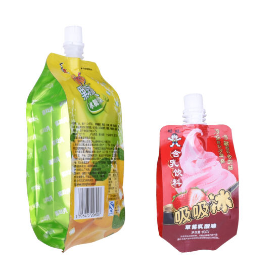 Pouche debout de Dypack à imprimé personnalisé avec Spout Wholesale en Chine