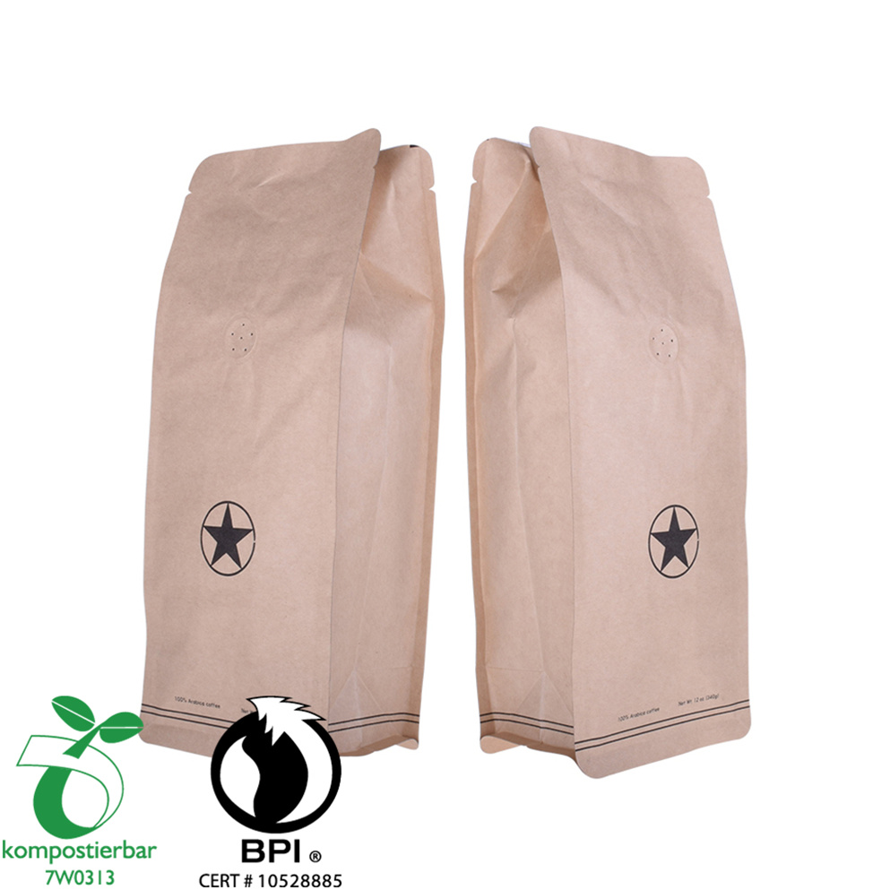 Zipper Box Bottom Eco Friendly Tea Packaging Supplier From China