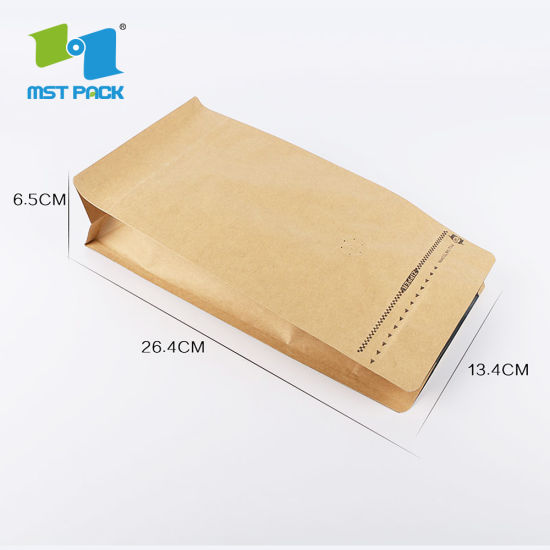 FDA Certifier Certifié Fabricant personnalisé Recycle Craft Papier en aluminium Foil de qualité Ziplock Ziplock UN VALLE BACES BIODEDABLE SAGS EMBORDAGE