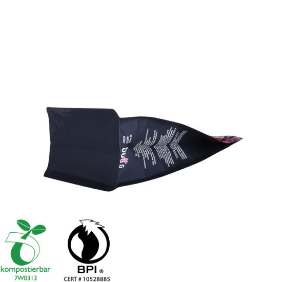 Zipper Square Bottom Biodegradable Plastic Carry Bag Manufacturer in China