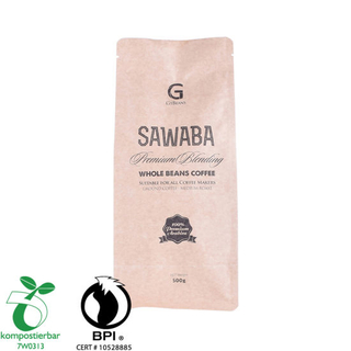 Resealable Ziplock Kraft Paper Plastic Coffee Bag Supplier From China