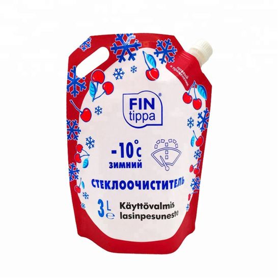 Foil Stand Up Liquid Emballage Juice Jelly Spout Sacch Sac