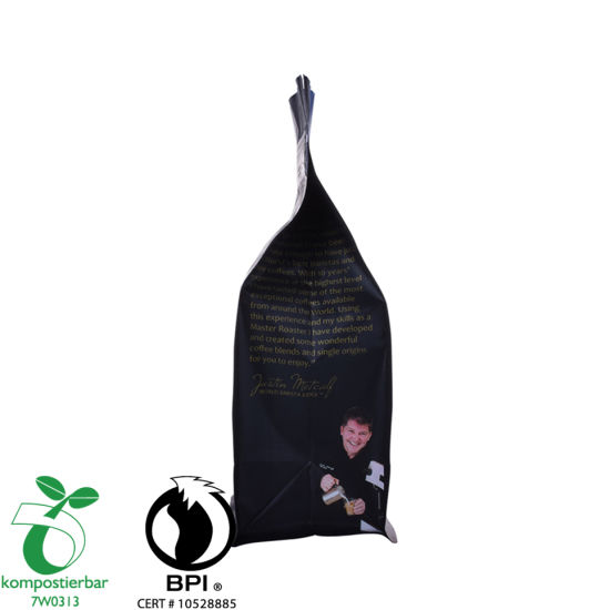 Whey Protein Powder Packaging Flat Bottom Eco Bag with Logos Factory China
