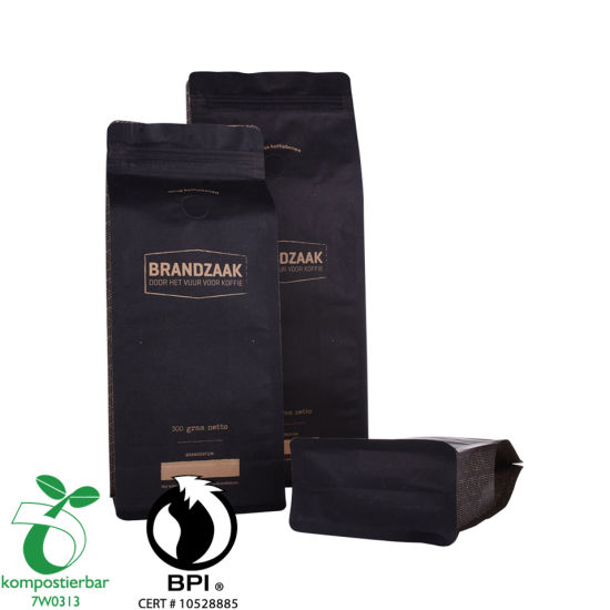 Eco Square Bottom Corn Starch Based Biodegradable Bag Manufacturer in China