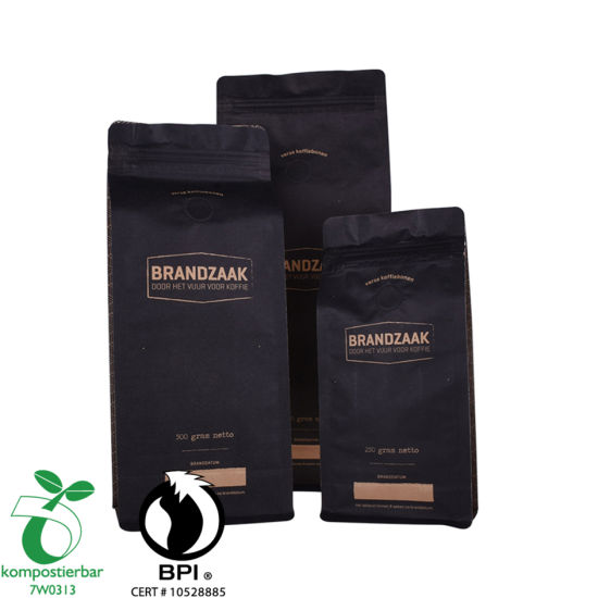 Scatola ziplock bottom coffee packaging boch factory dalla Cina
