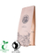 Heat Seal Square Bottom Biodegradable Kraft Stand up Pouch Factory China