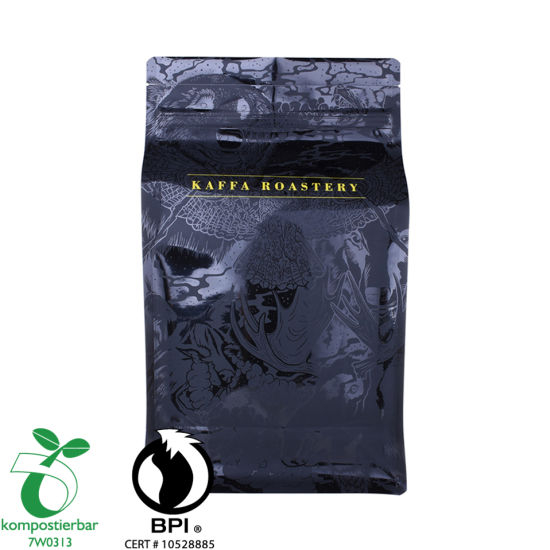 Plastic Zip Lock Block Bottom Biodegradable Banana Bag Factory China