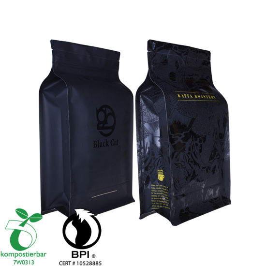 Recycle Block Bottom Food Grade Ziplock Plastic Bag Factory in China